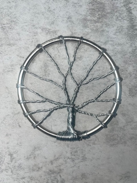Small Silver Tree of Life Wreath