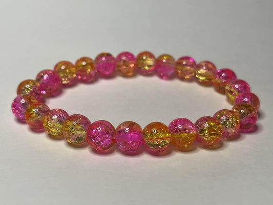 Yellow and Pink Bracelet