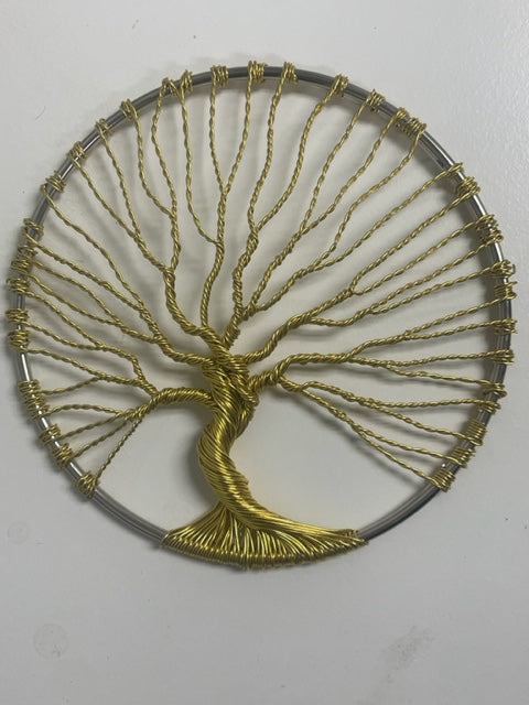 Gold Tree of Life Wreath