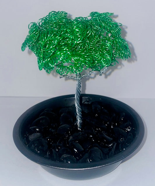 Green Wire Tree
