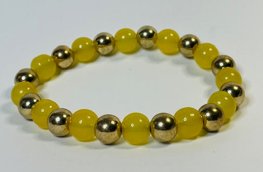Yellow and Gold Bracelet