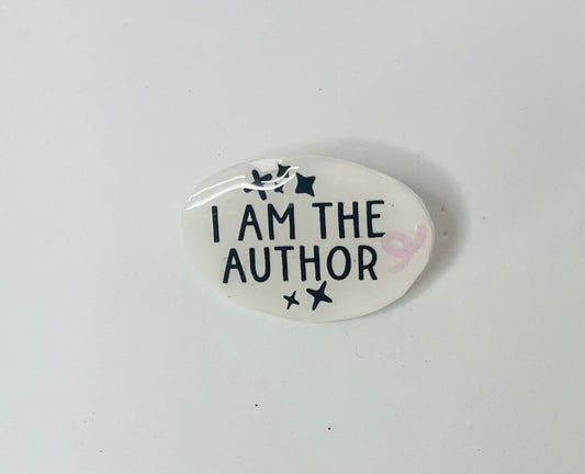 "I am the Author" Mental Health Pin