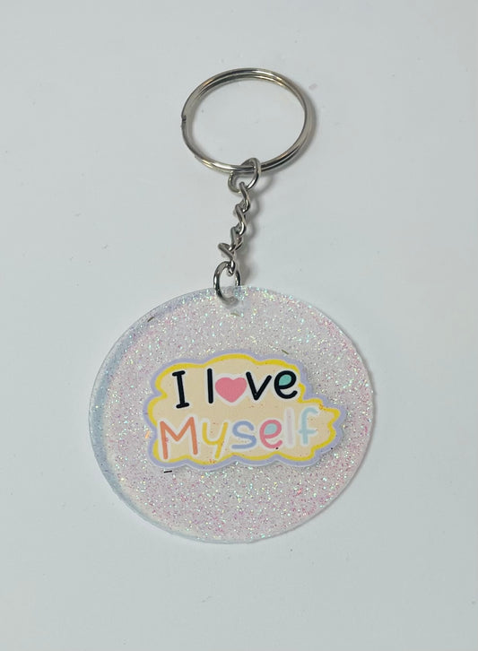 "I love myself" Mental Health Keychain