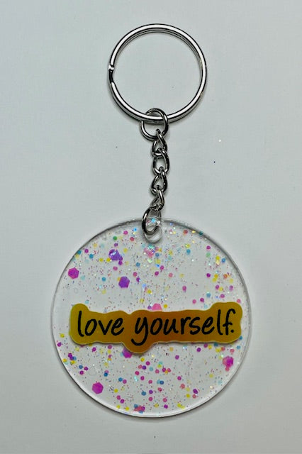 "Love yourself" Keychain