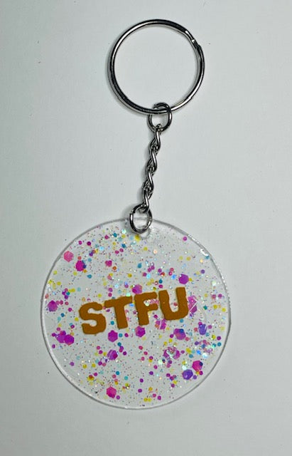 "STFU" Keychain