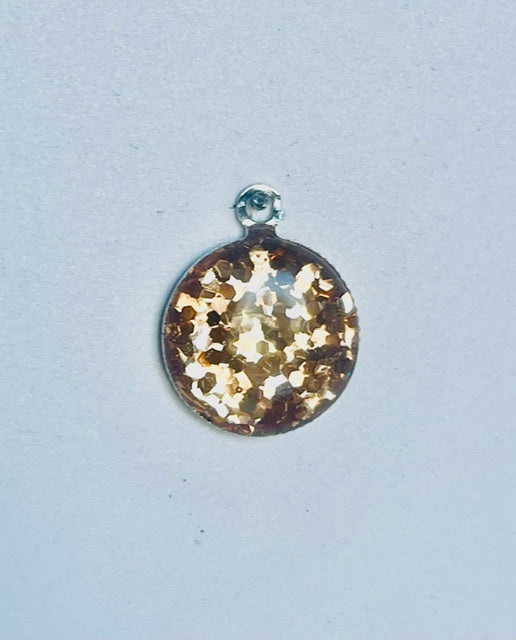 Glitter Necklace Charm/Pendant