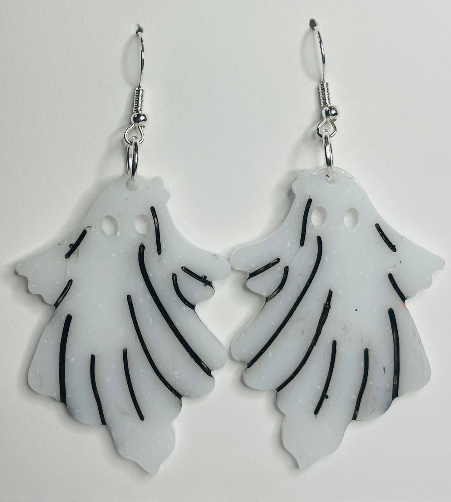 Detailed Ghost Dangle Earrings