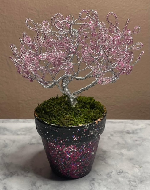Pink Wire Tree