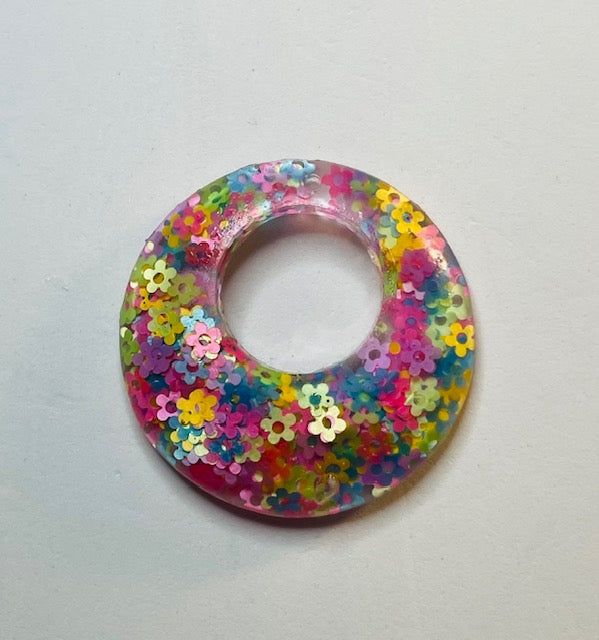 Flowers Circle Pendant