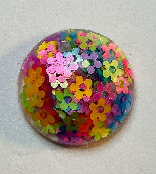 Flowers Half Sphere Pendant